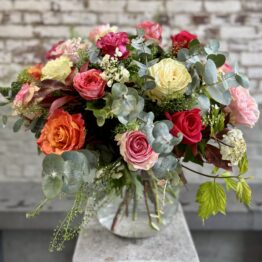 Boeket MD 9 - Gemengde rozen M